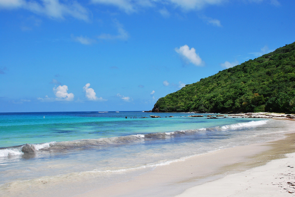 Flamenco Beach in Puerto Rico