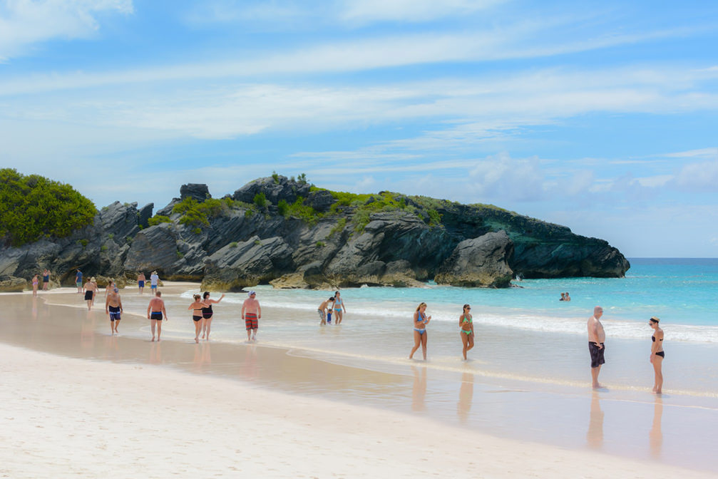 Horseshoe Bay Beach in Bermuda