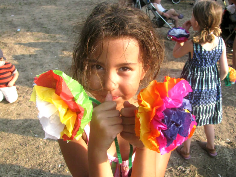 Kids can learn arts and crafts in Celebrate Brooklyn! in NYC.