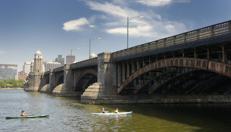 Kayaking in the Charles River