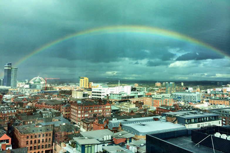 Manchester, England skyline