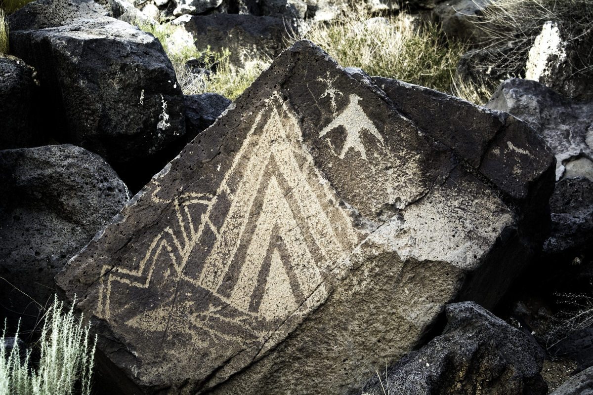 Petroglyph at the Petroglyph National Monument