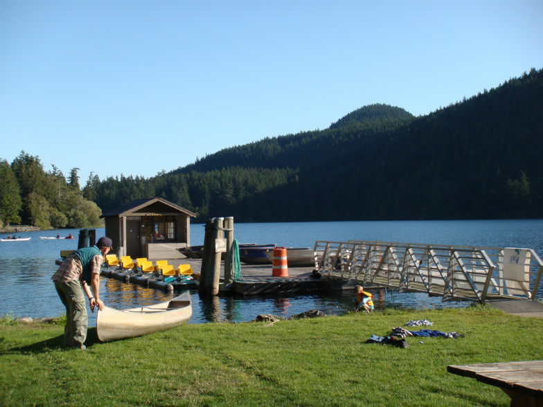 Cascade Lake, Moran State Park in Washington State