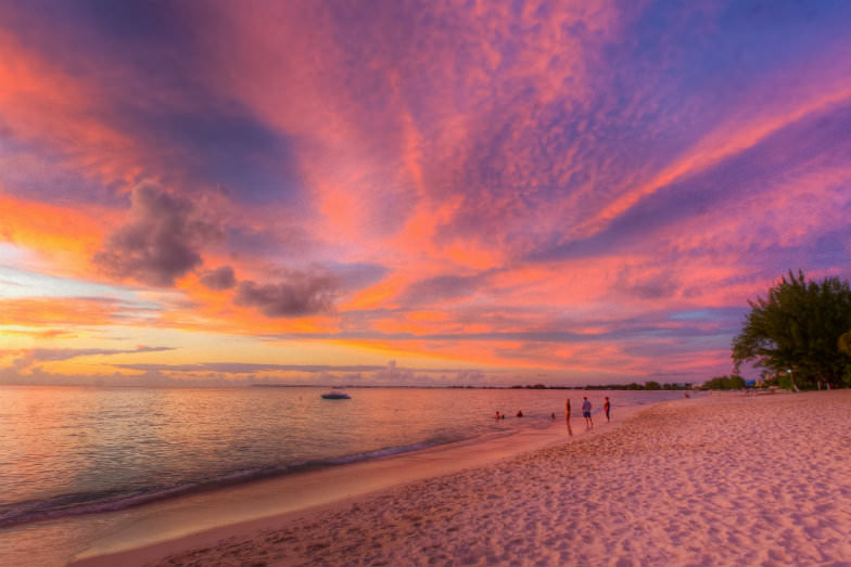 Sunset in Grand Cayman