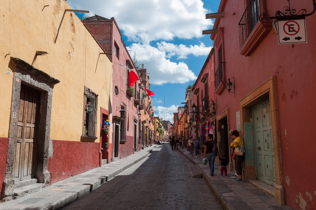 A street in San Miguel de Allende