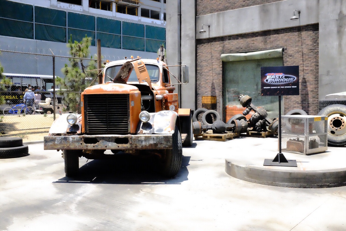 "Fast & Furious - Supercharged" ride entrance.