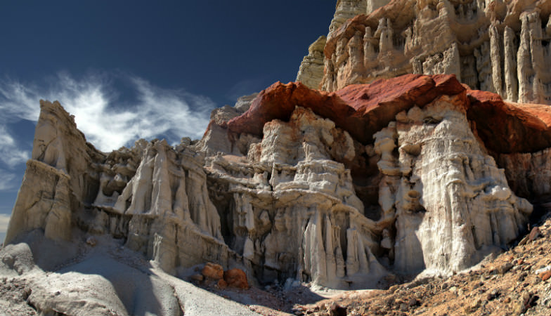 Rock formations at the Red Rock Canyon