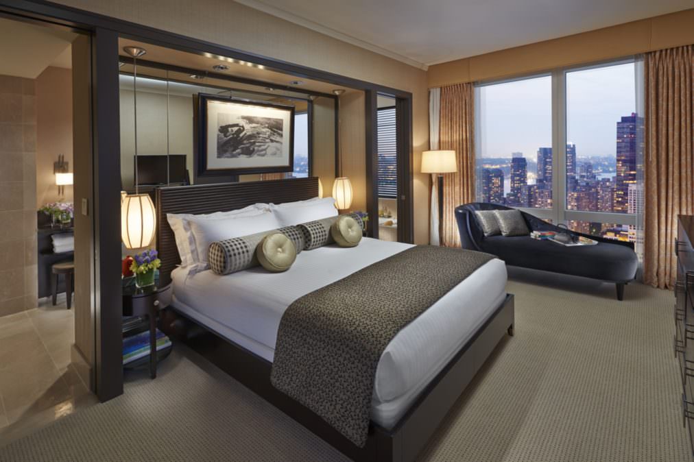 Central Park view suite at the Mandarin Oriental