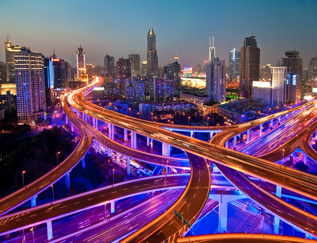 Shanghai at night