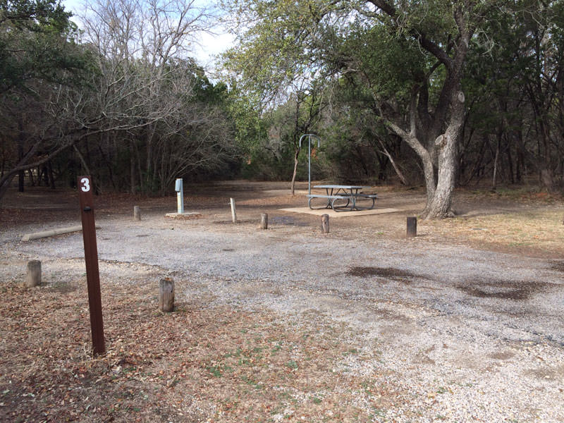 Campsite at the park