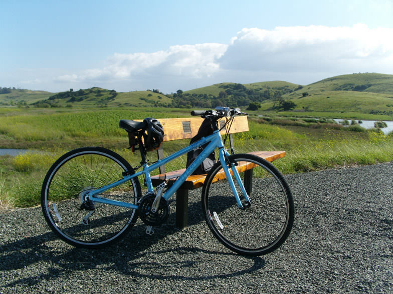 Bike on a Bay Area ridge trail