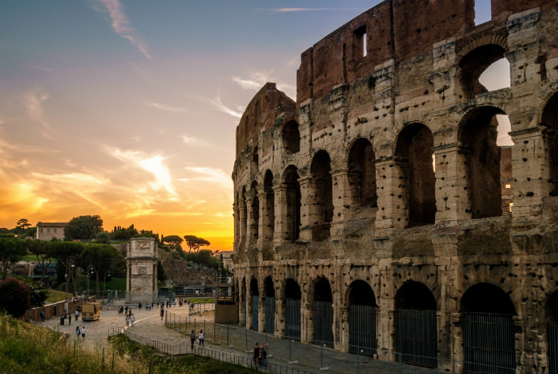 The Colosseum in Rome