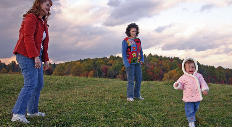 family on the hill