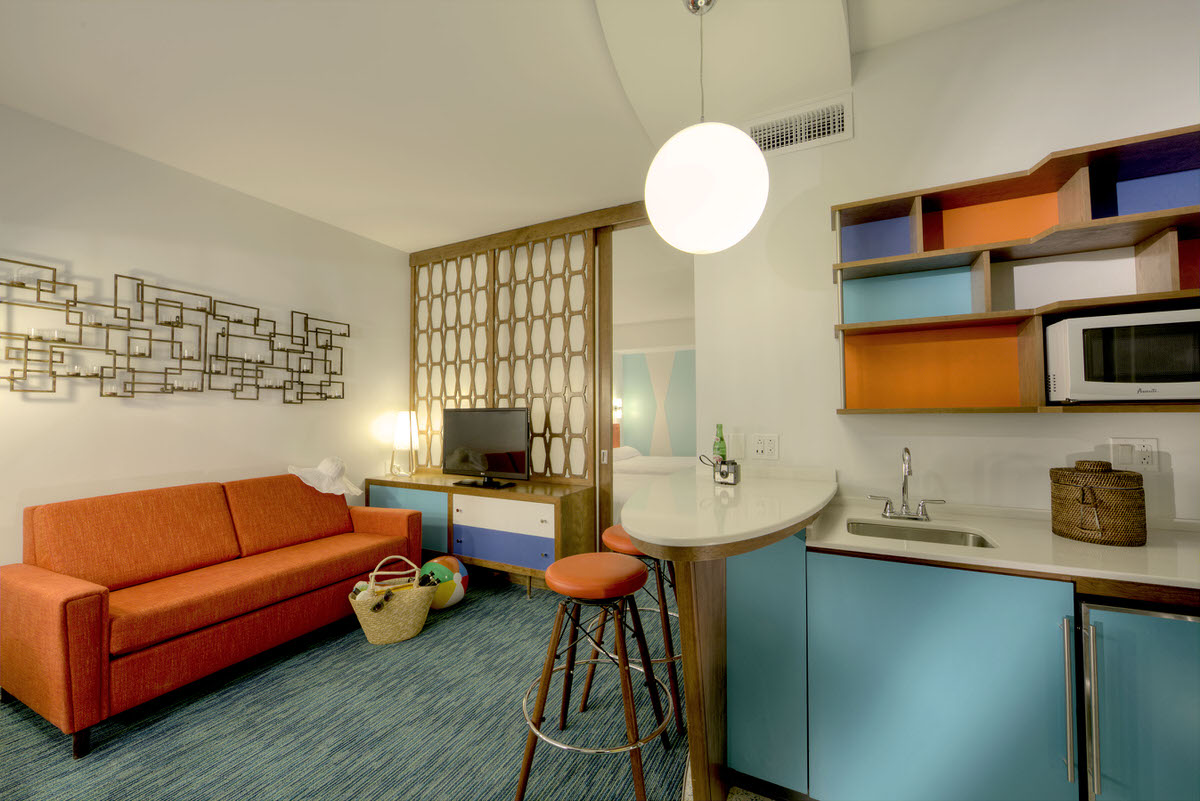 Family suite at the Cabana Bay Beach Resort