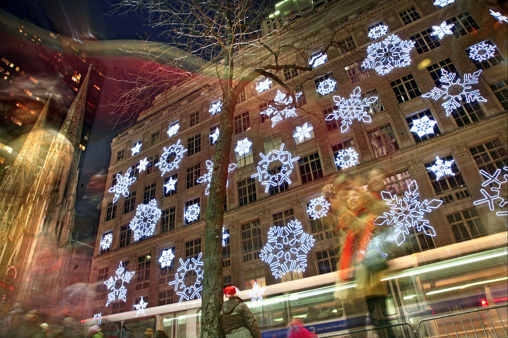 Dancing Snowflakes at Rockefeller Center, Manhattan