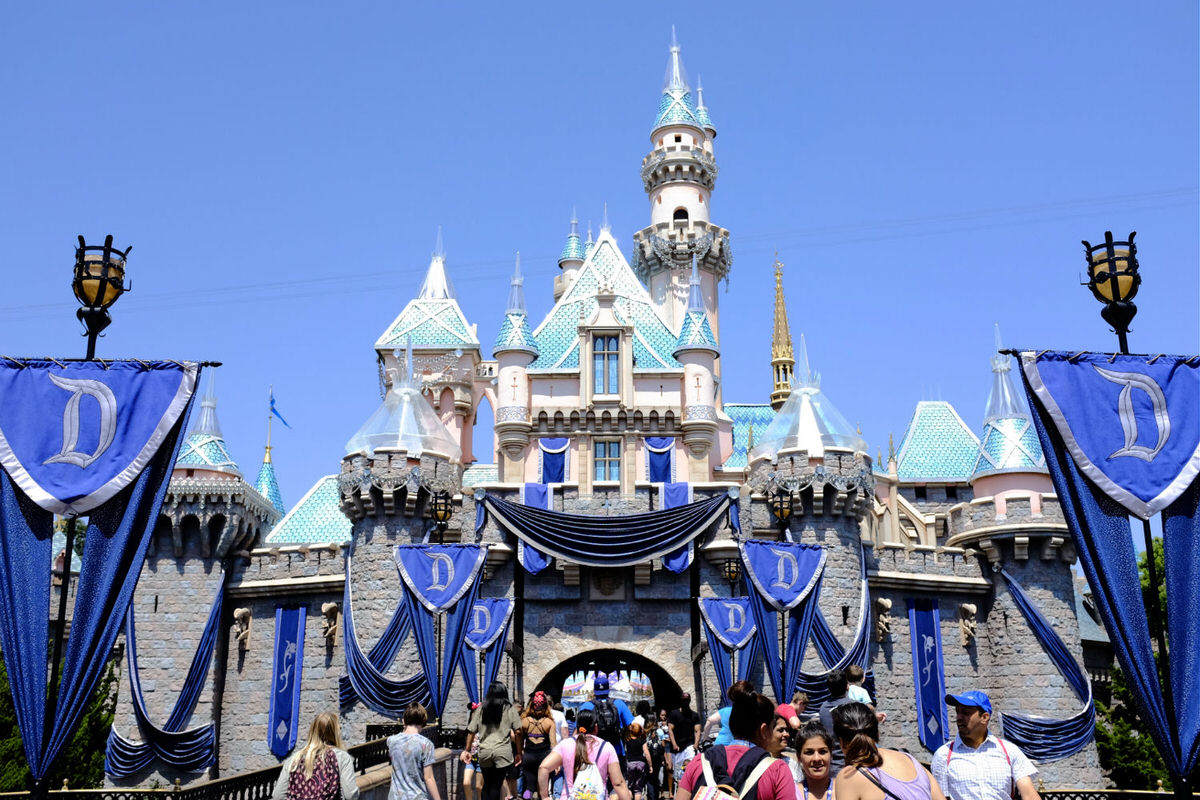 Sleeping Beauty Castle at Disneyland Anaheim