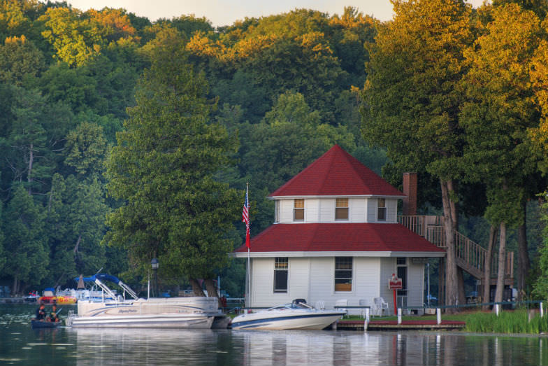 Elkhart Lake in Wisconsin