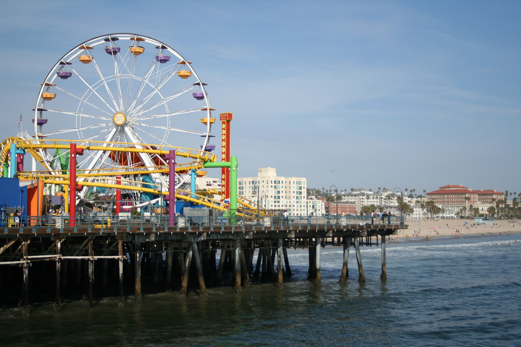 Santa Monica Pier in Los Angeles