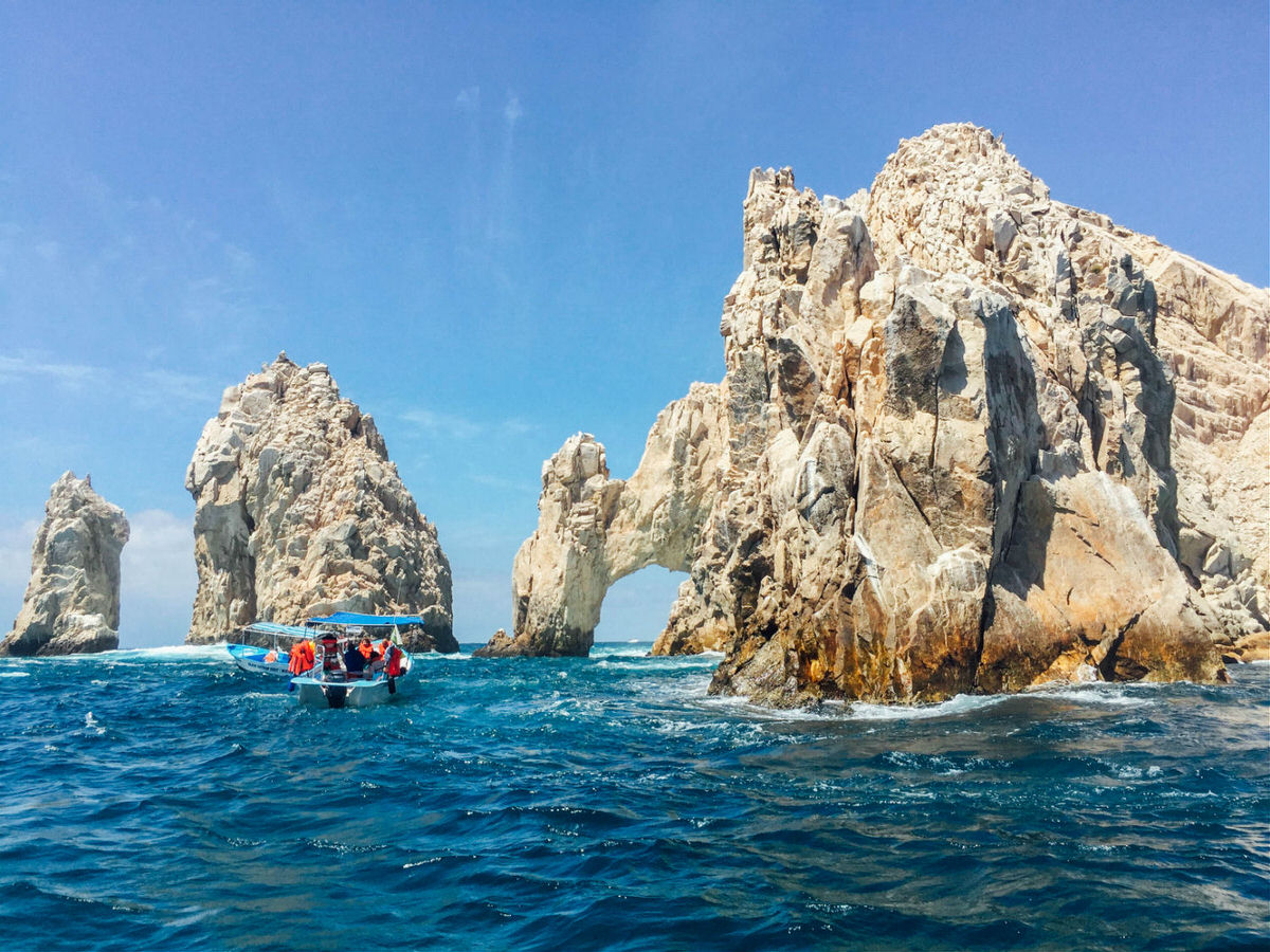 The famous Cabo arch