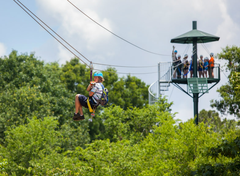 Ziplining