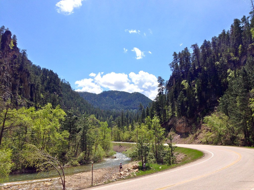 Spearfish Canyon Scenic Byway in South Dakota