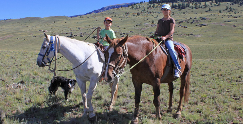 Kids on Horseback