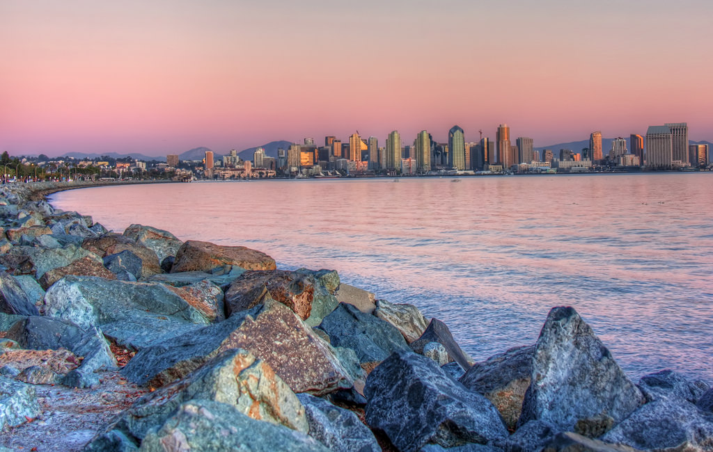 San Diego coast