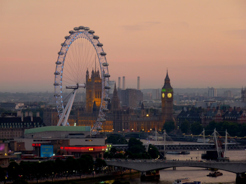 Beautiful London skyline