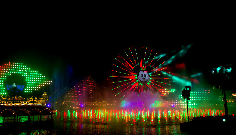 World of Color Winter Dreams in Disneyland Anaheim