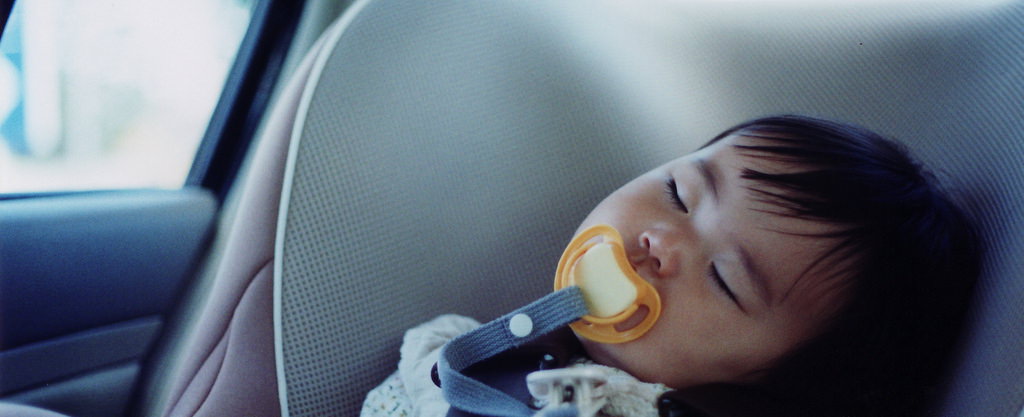 Baby Sleeping in Car