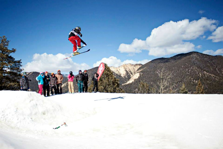 Snowboarder at Red River Ski Area