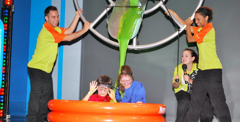 Getting Slimed at Nick Resort 