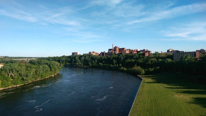 Mississippi River through Minneapolis