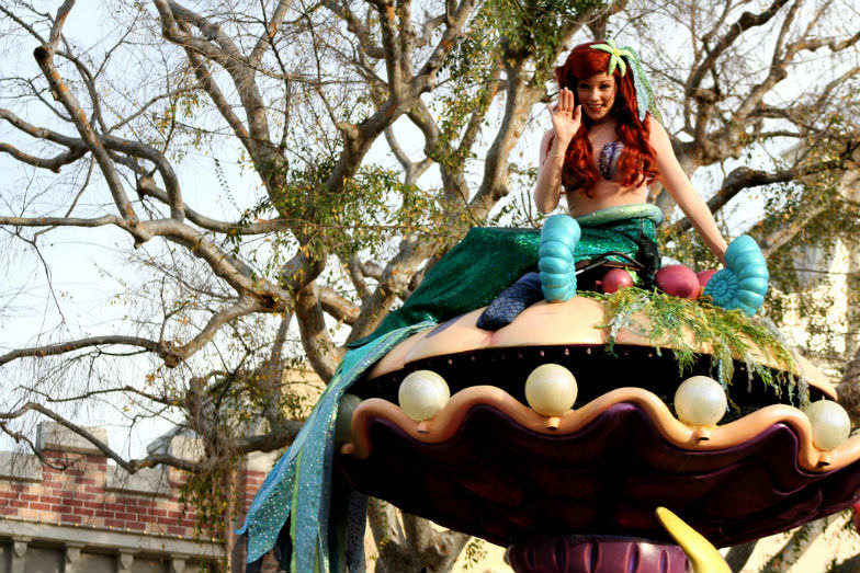 Ariel at a Disney Parade