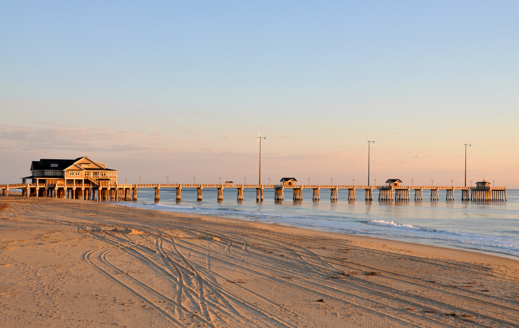 Jennette's Pier in Outer Banks, NC