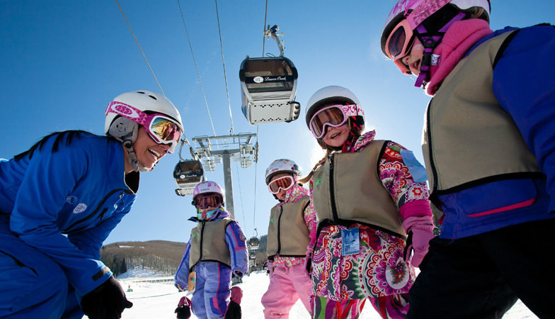 Ski school for kids at Beaver Creek Resort