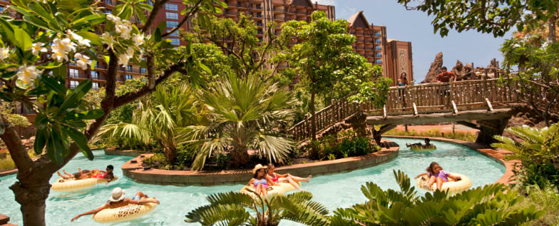 Lazy river at Aulani