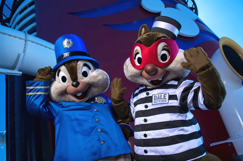 Chip & Dale at Disney's Halloween on the High Seas