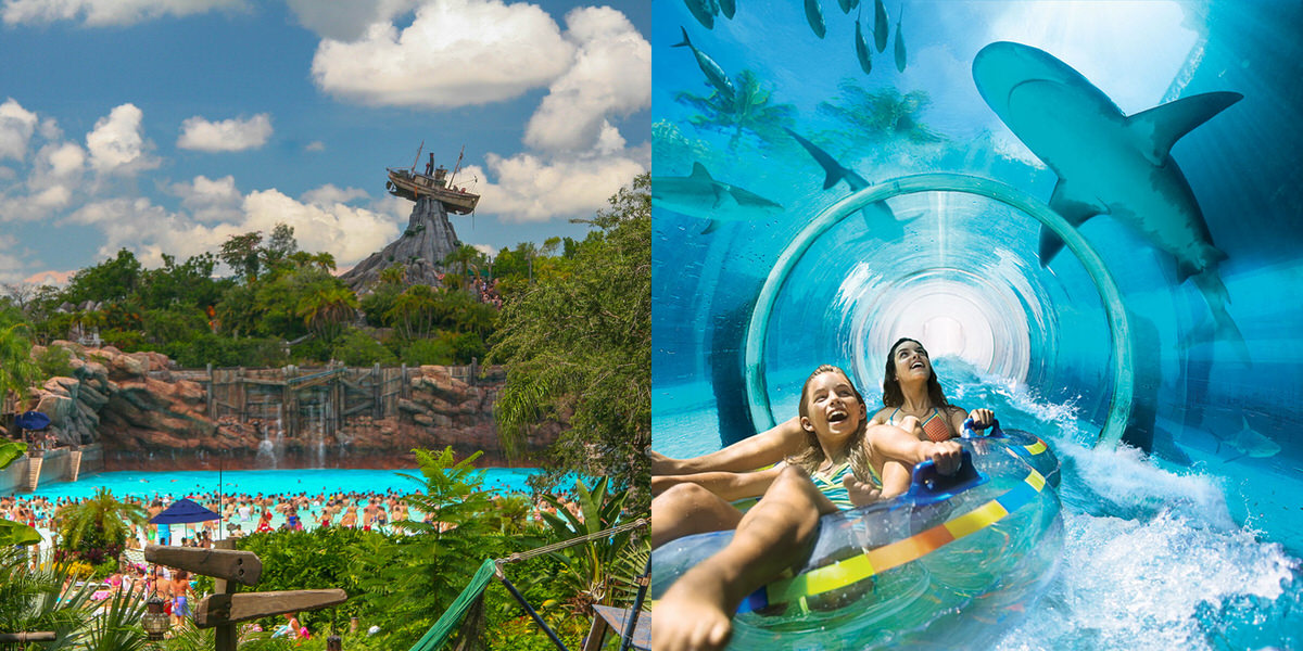 Aquaventure Waterpark in the Bahamas is a great alternative to Disney's Typhoon Lagoon.