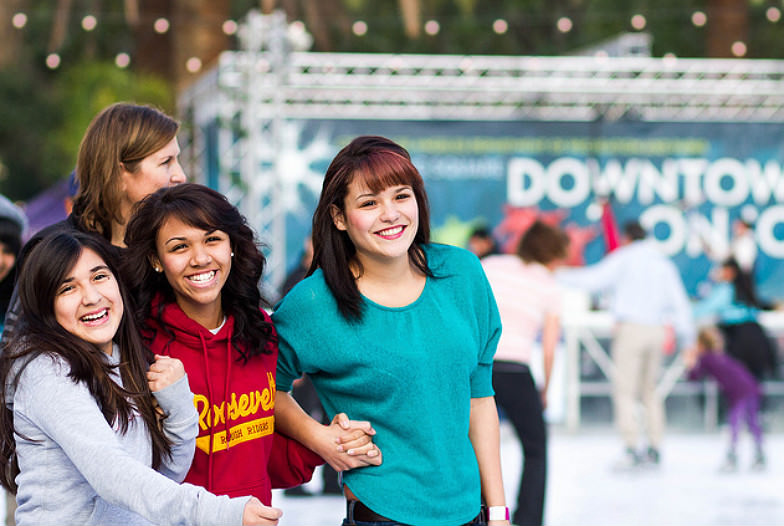 Downtown on Ice at Pershing Square