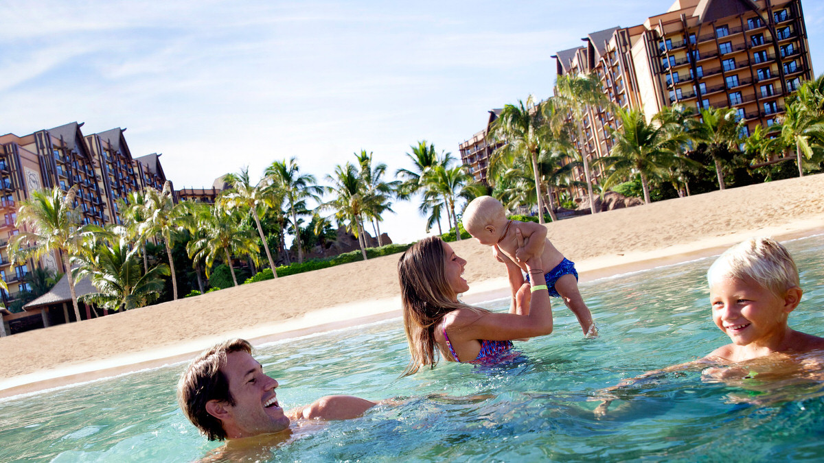 Beachfront Aulani is the ultimate resort for families visiting Oahu.