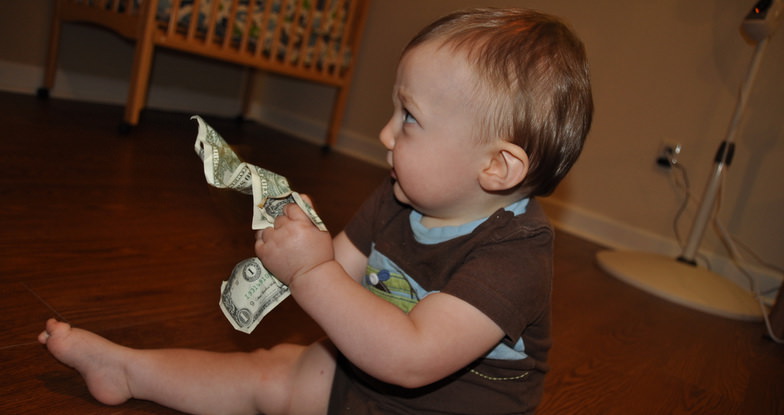 Baby with Money