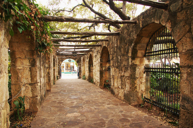 Walkway at the Alamo