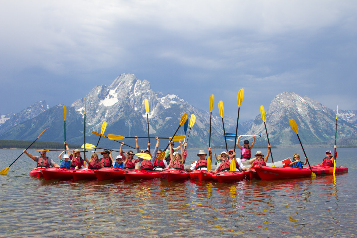 Kayaking on Jackson Lake