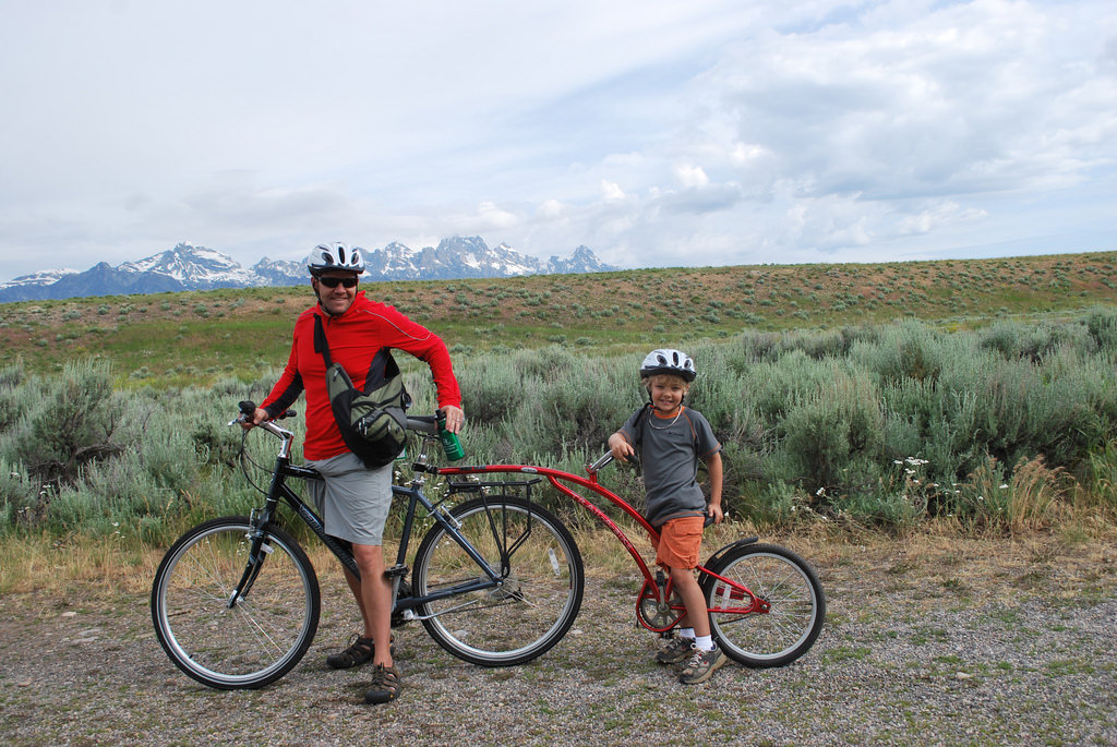 Biking in the Tetons