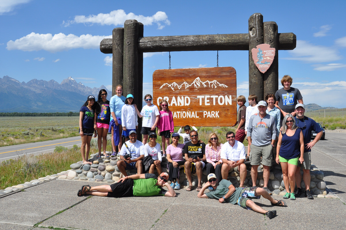 Families in Grand Teton National Park