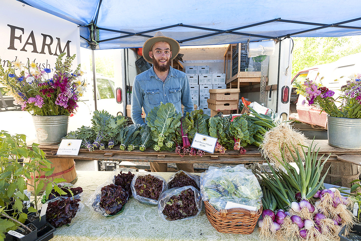 Asheville is full of great outdoor restaurants, farmers’ markets, and gorgeous views.