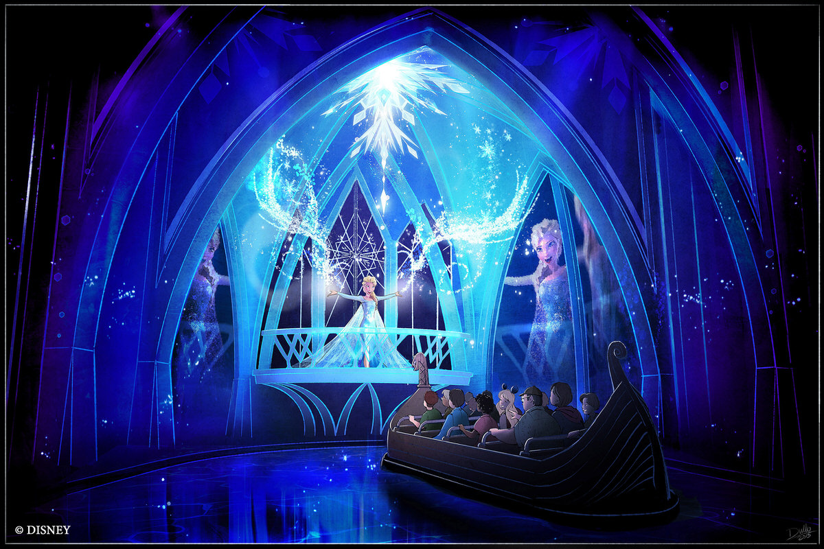 ‘Frozen Ever After’ Attraction Rendering
