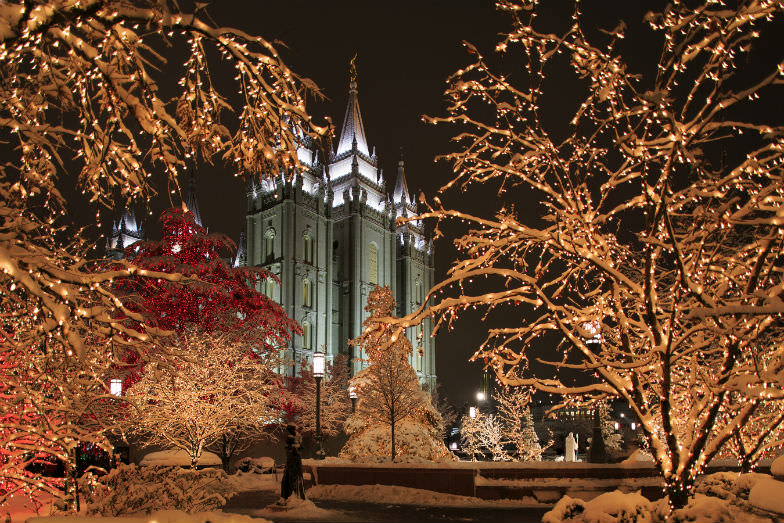 Christmas Lights at Temple Square