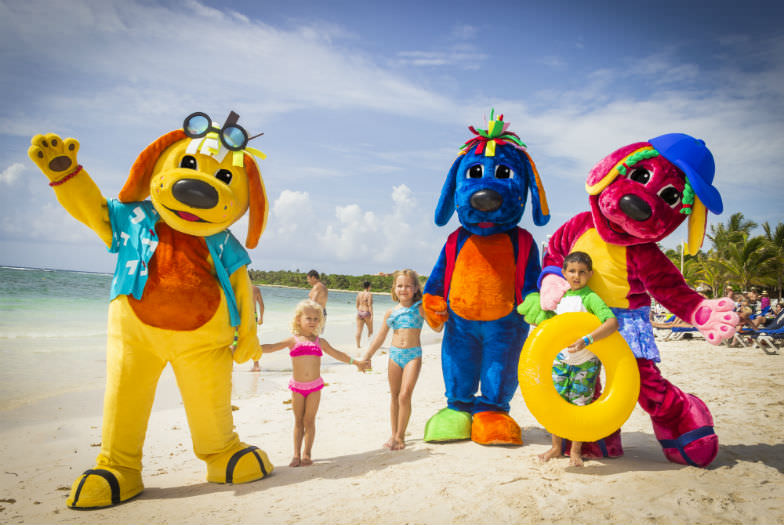 Hanging out with the Raggs squad is just one of Grand Palladium White Sand Resort & Spa's many kid-friendly offerings. 